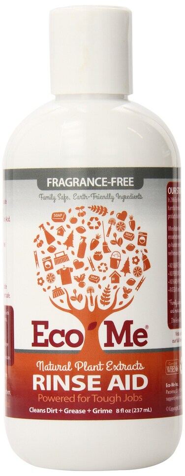 Ecome Auto Dish Rinse Aid Clear Fragrance Free 8 Fl Oz