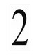 Seagull 9061268 Address Number Tile 1 Count Pack of 1 White