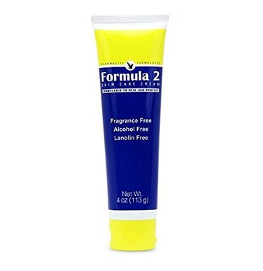 Formula 2 Skin Care Cream  4 oz tube Pharmacist Formulated Moisturizer and Barrier Cream