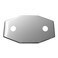 LASCO 031652 Smitty Plate Two Hole Used to Cover Shower Wall Tile Stainless Steel 8Inch Center