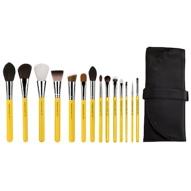 Bdellium Tools Professional Makeup Brush Studio Series  The Collection 14pc Brush Set with RollUp Pouch