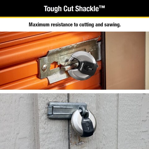 Master Lock M40XKADCCSEN M40XKAD Discus Lock Keyed Alike Silver