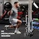 Yes4All Barbell Holder Vertical Storage Rack for Home Gym Organizer Barbell Storage Rack Fit 2inch Olympic Bars Curl Bars Triceps Bars Dumbbell Handles Deluxe