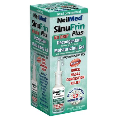 Neilmed Sinufrin Plus Decongestant Moisturizing Gel 5 Fluid OuncePackaging May Vary