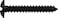 Hillman HeatTreated OneWay Lag Screw 516 x 3 230372 Black