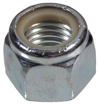 The Hillman Group 180174 Nylon Insert Lock Nut 1Inch by 8Inch 10Pack