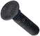 The Hillman Group 260081 12Inch x 2Inch Plow Bolts 50Pack Black