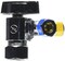 LASCO 069353 Quarter Turn 3Way Valve 58Inch Compression Inlet X 38Inch Compression Outlet X 14Inch Compression Outlet Chrome