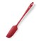 DI ORO Jar Spatula Silicone  Jar Scraper Long Handle for Cooking  Baking  HeatResistant Silicone Kitchen Spatula for Cake  Blenders  Nonstick Cookware Safe Utensil  Dishwasher Safe Red