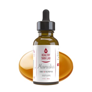 Healthy Skin Lab Manuka AntiAging Serum Enriched with 100 Pure Manuka Honey Polypeptides  Hyaluronic Acid For Wrinkle Reduction Intensive Nourishment  Hydration 1oz