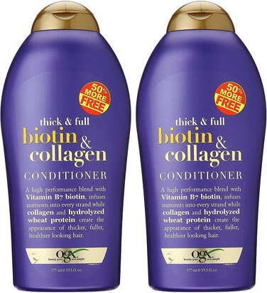 OGX Thick  Full Biotin  Collagen Shampoo  Conditioner 195oz DuoSet