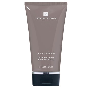 TEMPLESPA  LA LA LAGOON  Luxury Bath and Shower Gel for Cleansing Fresh Skin Smooth Texture Natural Ingredients Free from Parabens Phthalates and Sulphates CrueltyFree Vegan 5 floz