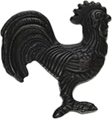 Mng Hardware MG11013 Rooster Cabinet KnobPull Face Right Oil Rubbed Bronze
