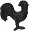 Mng Hardware MG11013 Rooster Cabinet KnobPull Face Right Oil Rubbed Bronze