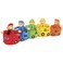 Constructive Playthings Toys Velour Bilingual Play  Learn Monkey Train for Kids
