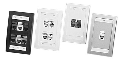 Panduit CFPE1WHY 1Gang 1Port Faceplate White
