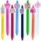 YJ PREMIUMS 8 PC Cute Pens Aesthetic Kawaii Cute Pen Smiley Cow Boy Rainbow Be Kind Flower for Office Work Note Taking Supplies Journaling Bulk Teacher Nurse School Women Teen Girls Gifts