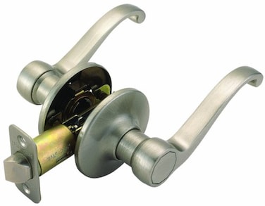 Design House 781831 Scroll Passage Hall and Closet Door Lever 188L x 188W Satin Nickel