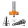 CMT 83550111 Variable Depth From 18Inch to 12Inch 12Inch Cutting Height 12Inch Shank Rabbeting Router Bit Set