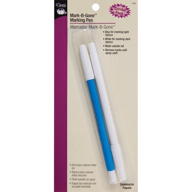 Dritz 710 MarkBGone Marking Pen Combo Pack Blue  White
