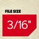 Oregon 25896 316 inch Chainsaw File Guide with FileGrey