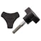 Scotty 1135 Star Knob 2 Pack Black 516 x 214Inch
