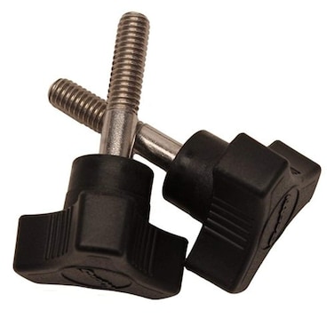 Scotty 1135 Star Knob 2 Pack Black 516 x 214Inch