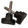Scotty 1135 Star Knob 2 Pack Black 516 x 214Inch