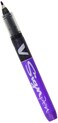 Pilot V Sign Pen Liquid Ink 20 mm Tip  Violet Single Pen