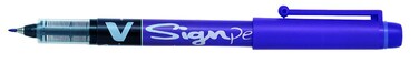 Pilot V Sign Pen Liquid Ink 20 mm Tip  Violet Single Pen