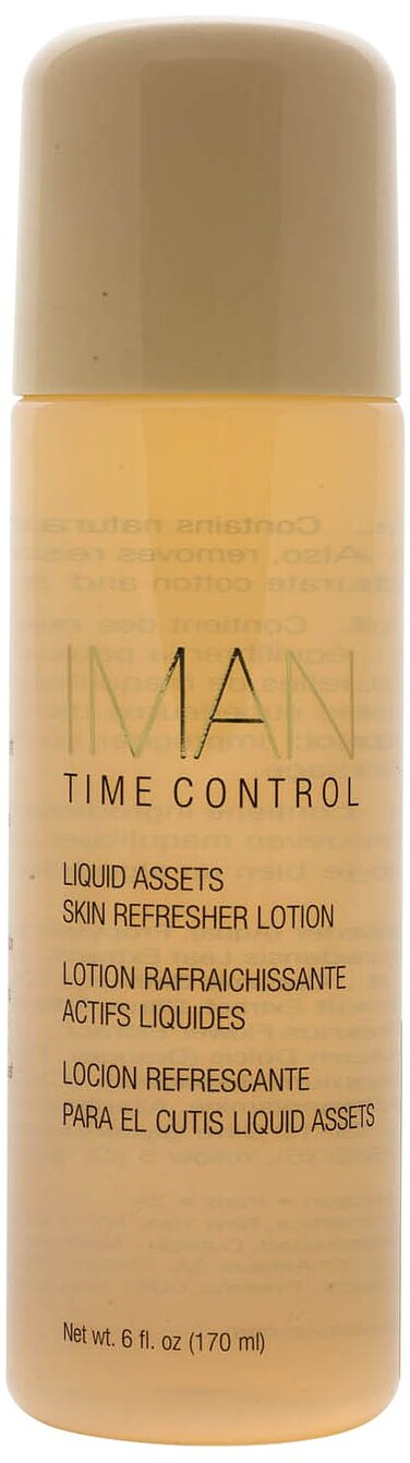 Iman Cosmetics Time Control Liquid Assets Skin Refresher Lotion 6 oz