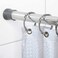 Zenna Home Tension Shower Curtain Rod Chrome 27 to 40 Inches  Premium Steel Adjustable Shower Curtain Rod for Bathroom Easy No Drill Install  Rust Resistant Spring Tension Shower Curtain Bar