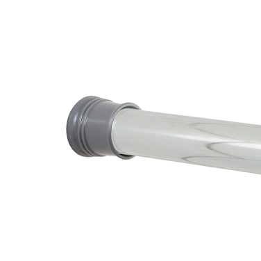 Zenna Home Tension Shower Curtain Rod Chrome 27 to 40 Inches  Premium Steel Adjustable Shower Curtain Rod for Bathroom Easy No Drill Install  Rust Resistant Spring Tension Shower Curtain Bar