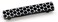 Laurey 30479 Cabinet Hardware 96MM Rectangle Pull Black Dot