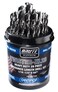 Champion Cutting Tool Brute Platinum 29 Piece 11612 x 64ths HSS Mechanics Length TwisterXL28 Drill Bit Set135 Degree Split Point Water Resistant IndexMADE IN USA