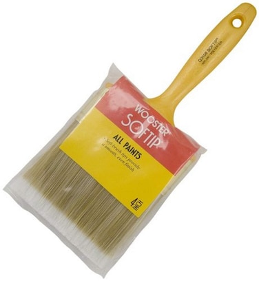 Wooster Brush Q31084 Paintbrush Softip 4 inches White