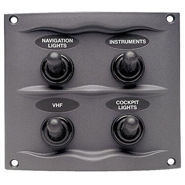 BEP 9004WP Splash Proof Panel  4 Way gray 29 D x 414 W x 334 H