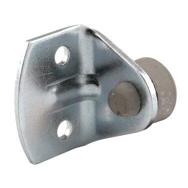 SlideCo 162462 byPass Door Bumper 58 in Diameter Stop Steel Bracket Gray Rubber Bumper Single Pack Zinc