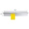 New Star 26924 Anodized Aluminum Slide Check Rack 18Inch Silver