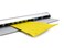 New Star 26924 Anodized Aluminum Slide Check Rack 18Inch Silver