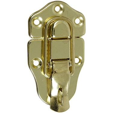 National Hardware N208603 V1849 Lockable Draw Catche in Brass