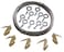 Hillman 122395 Wall Biter Light Duty Kit Card No Size Brass
