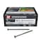 GripRite PTN3S1 PG10 Polymer Coated 8 x 3 Coarse Thread Deck Screw Gray 1lb Box