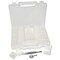 The Beadsmith Bead Organizer Carrying Case 55 piece set with removable compartments in assorted sizes a carrying case plus a bead scoop and tweezer