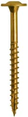 GRK 772691120755 Fasteners12075 CAB8134HP Cabinet HandyPak 8 by 134Inch 100 Screws per Package772691120755 175 inches Gold