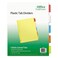 Office Essentials 11465 Plastic Insertable Dividers 5Tab Letter