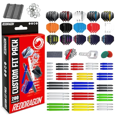Red Dragon Darts 200 Piece Bumper Darts Accessory Pack