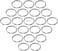 Lucky Line 134 Split Key Ring NickelPlated Tempered Steel Heavy Duty Metal Key Chain Ring for Cars Crafts Lanyards 50 Per Box 76900 Nickel Plated