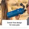 ThermoFlask 40 oz Double Wall Vacuum Insulated Stainless Steel Water Bottle with Spout and Straw Lids Cobalt
