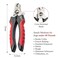 Epica Cat Nail Clipper Dog Nail Clipper  Cat Nail Clippers with Safety Guard Cat Claw Clippers  Dog Nail Clippers for Small Dogs Puppy Nail Clippers  CatDog Nail Clipper SmallMedium Black